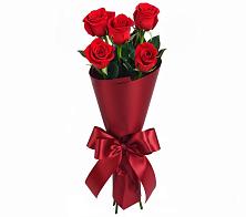 Букет 5 Красных роз Эдлесс Лав в Аше