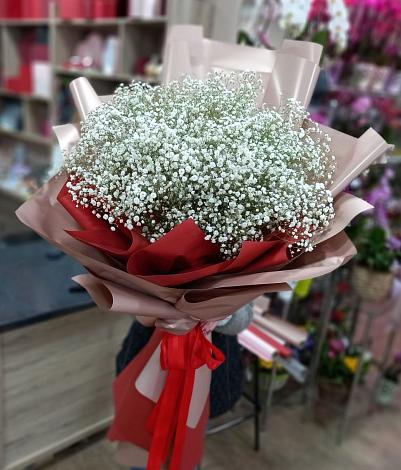 Букет цветов из: Гипсофила в Аше