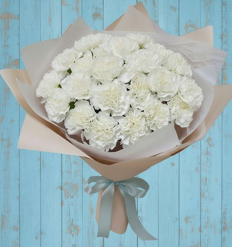 Букет цветов из: Гвоздики в Аше