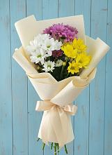 Букет цветов из:  Хризантемы в Аше