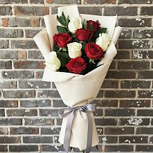 Букет цветов из:  Розы #REPLACE_PRED# Аше