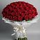 Букет 101 Красная роза Блэк Мэджик в Аше