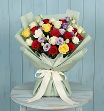 Букет цветов из:  Розы #REPLACE_PRED# Аше