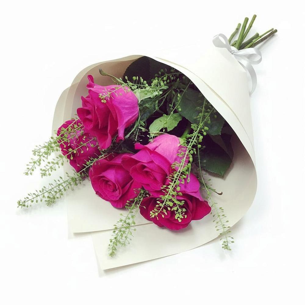 Букет цветов из: Розы в Аше