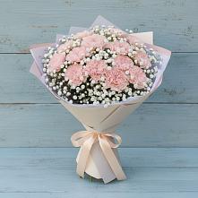 Букет цветов из:  Гвоздики в Аше