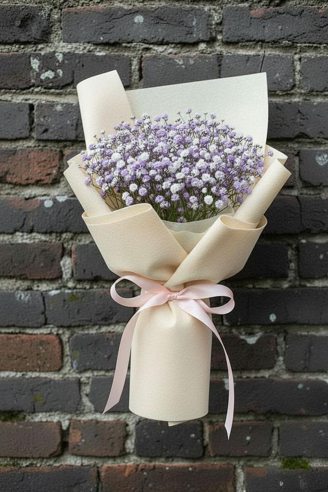 Букет цветов из: Гипсофила в Аше