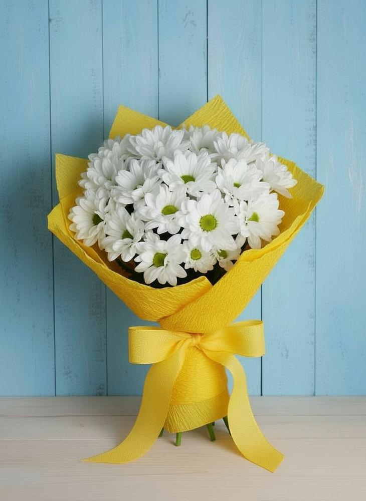 Букет цветов из: Хризантемы в Аше