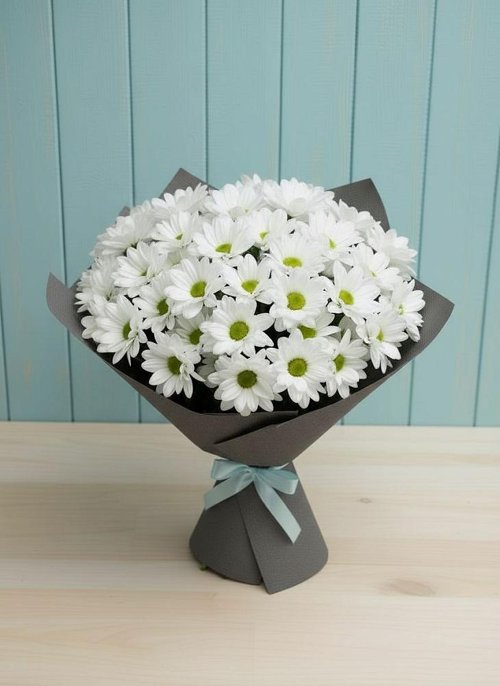 Букет цветов из: Хризантемы в Аше