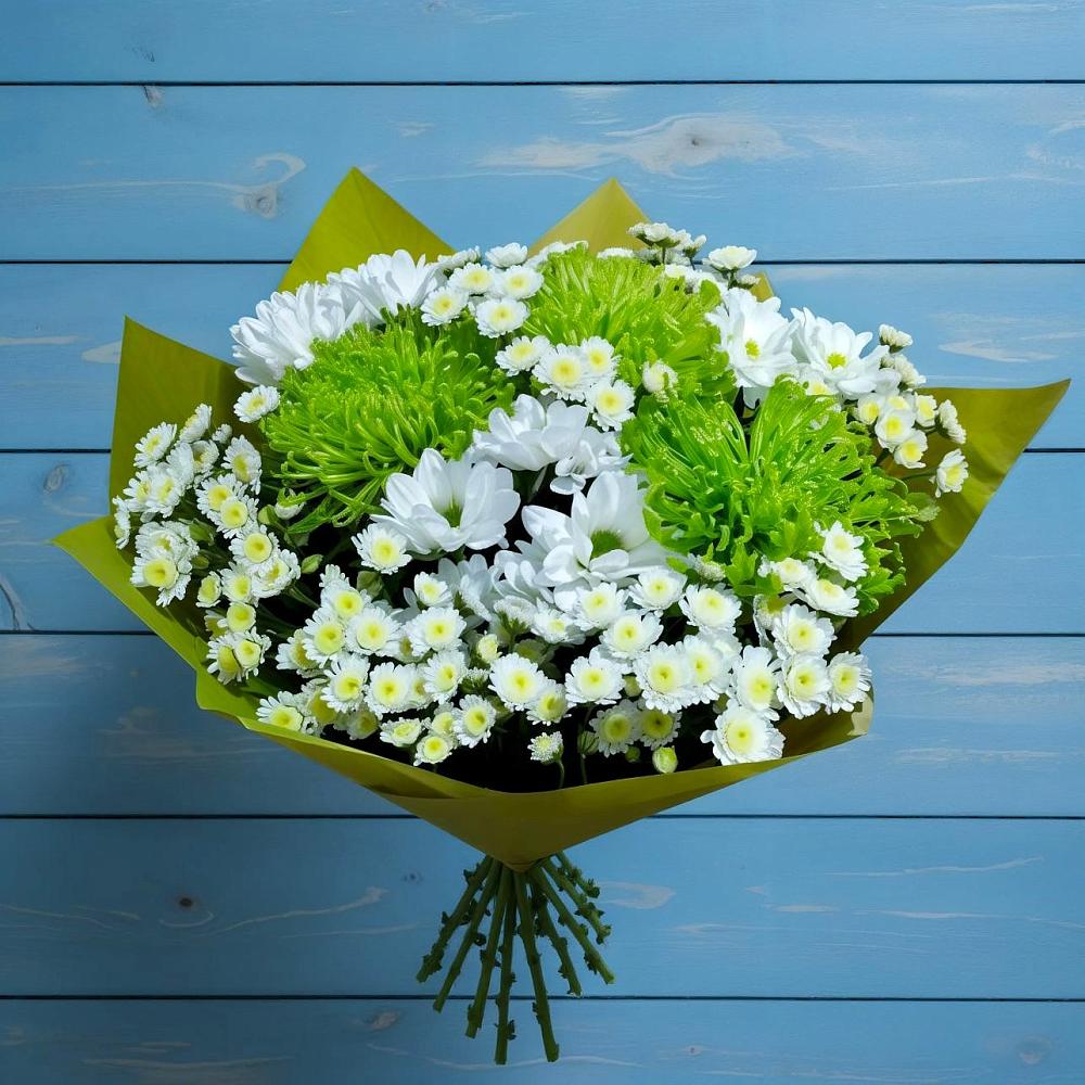Букет цветов из: Хризантемы в Аше