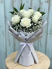 Букет цветов из:  Розы в Аше