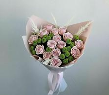 Букет цветов из:  Розы и Хризантемы в Аше