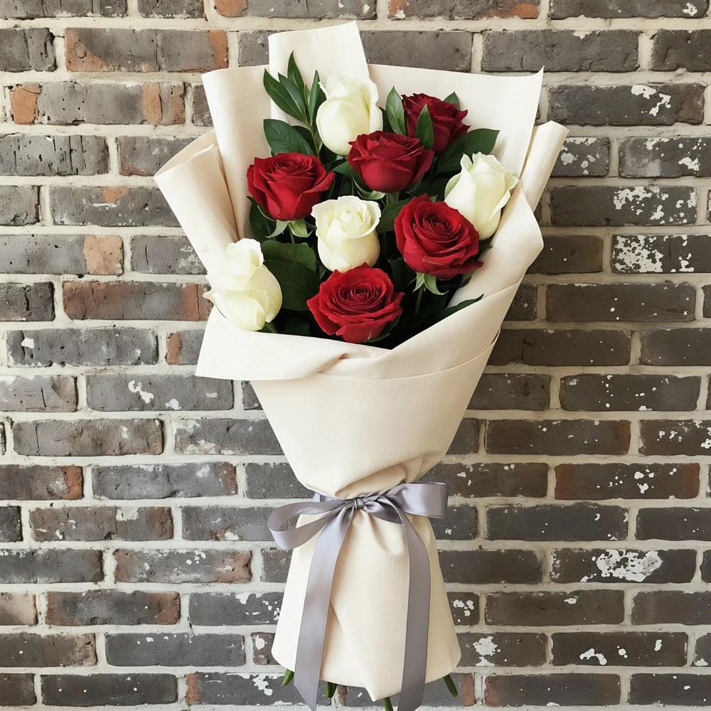 Букет цветов из: Розы в Аше