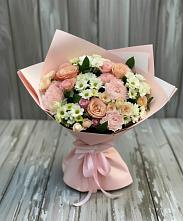 Букет цветов из:  Гвоздики, Розы и Хризантемы в Аше