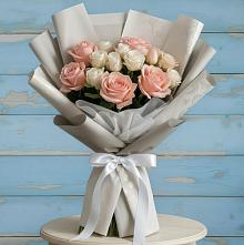 Букет цветов из:  Розы #REPLACE_PRED# Аше