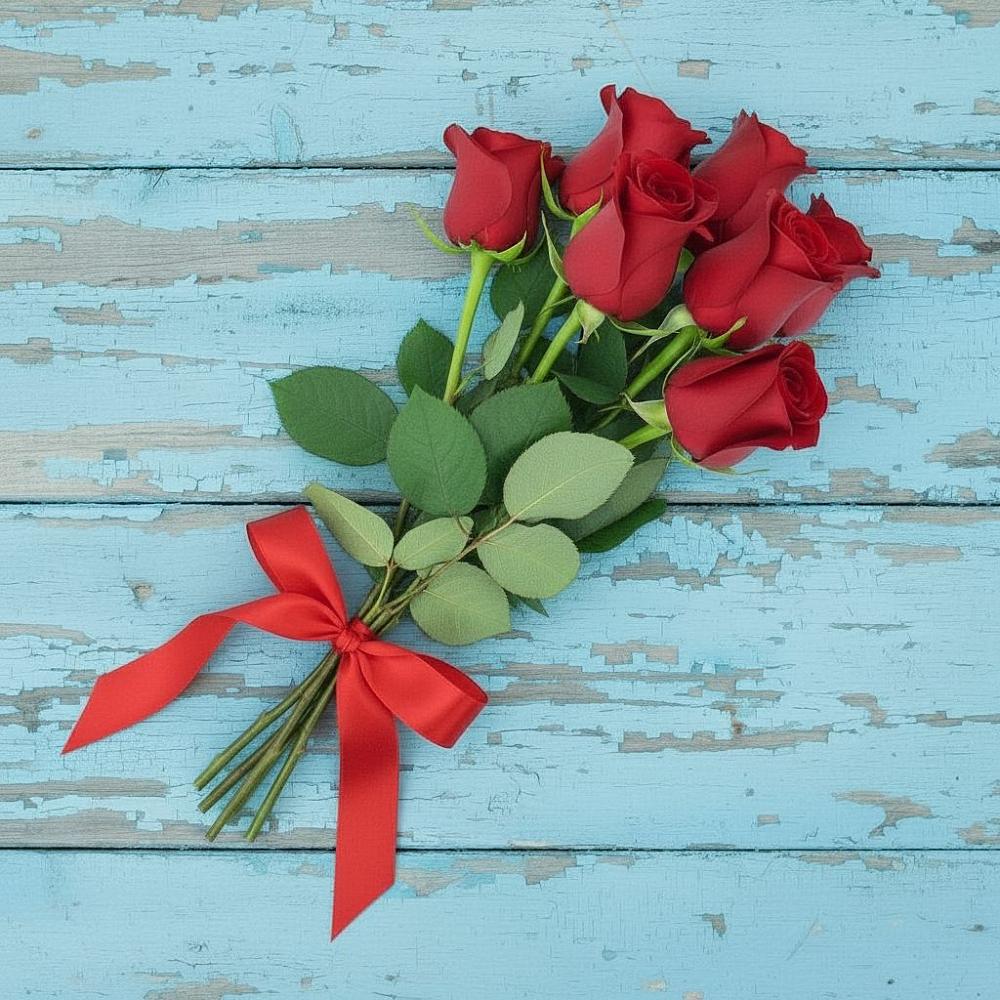 Букет Красные розы в Аше